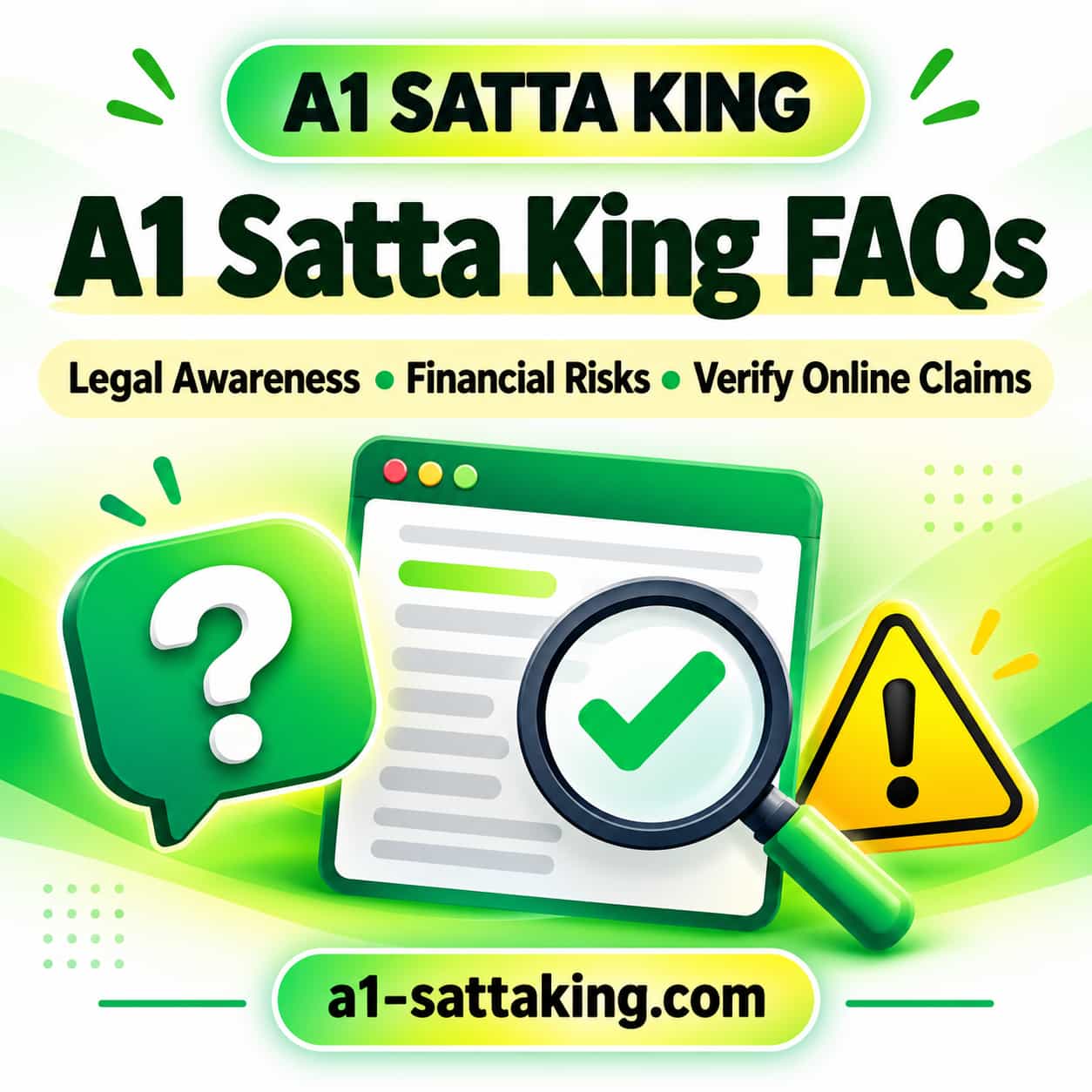A1 Satta King FAQs: Legal Awareness, Financial Risks and How to Verify Online Claims